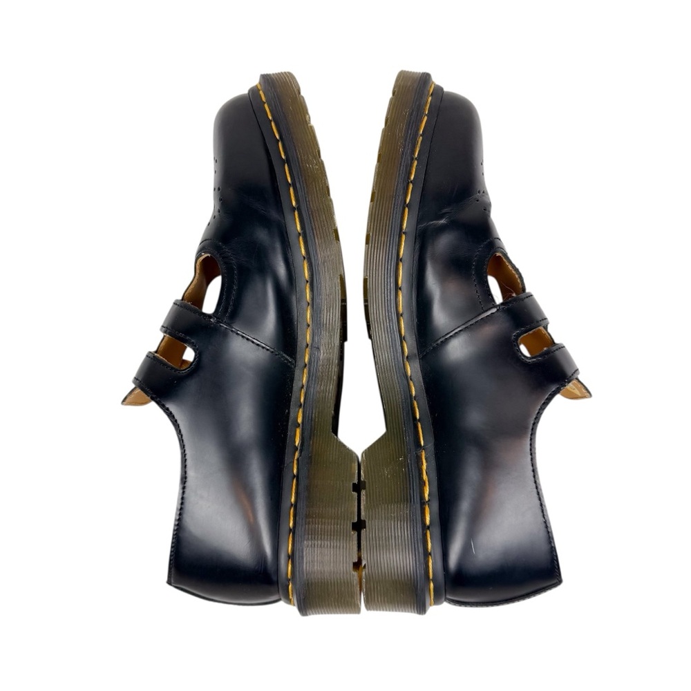 Dr. Martens 8065 Mary Jane Shoe Oxford Buckle Flat Black Smooth Leather Size 9 - Picture 8 of 16